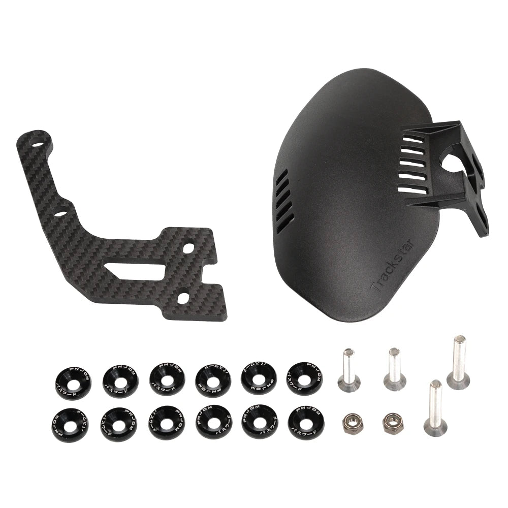 Upgraded Fender With Carbon Fiber Bracket for ZERO 10X Kaabo Mantis 10 Dualtron Electric Scooter Mudguard Wheel Cover 11 10 Inch
