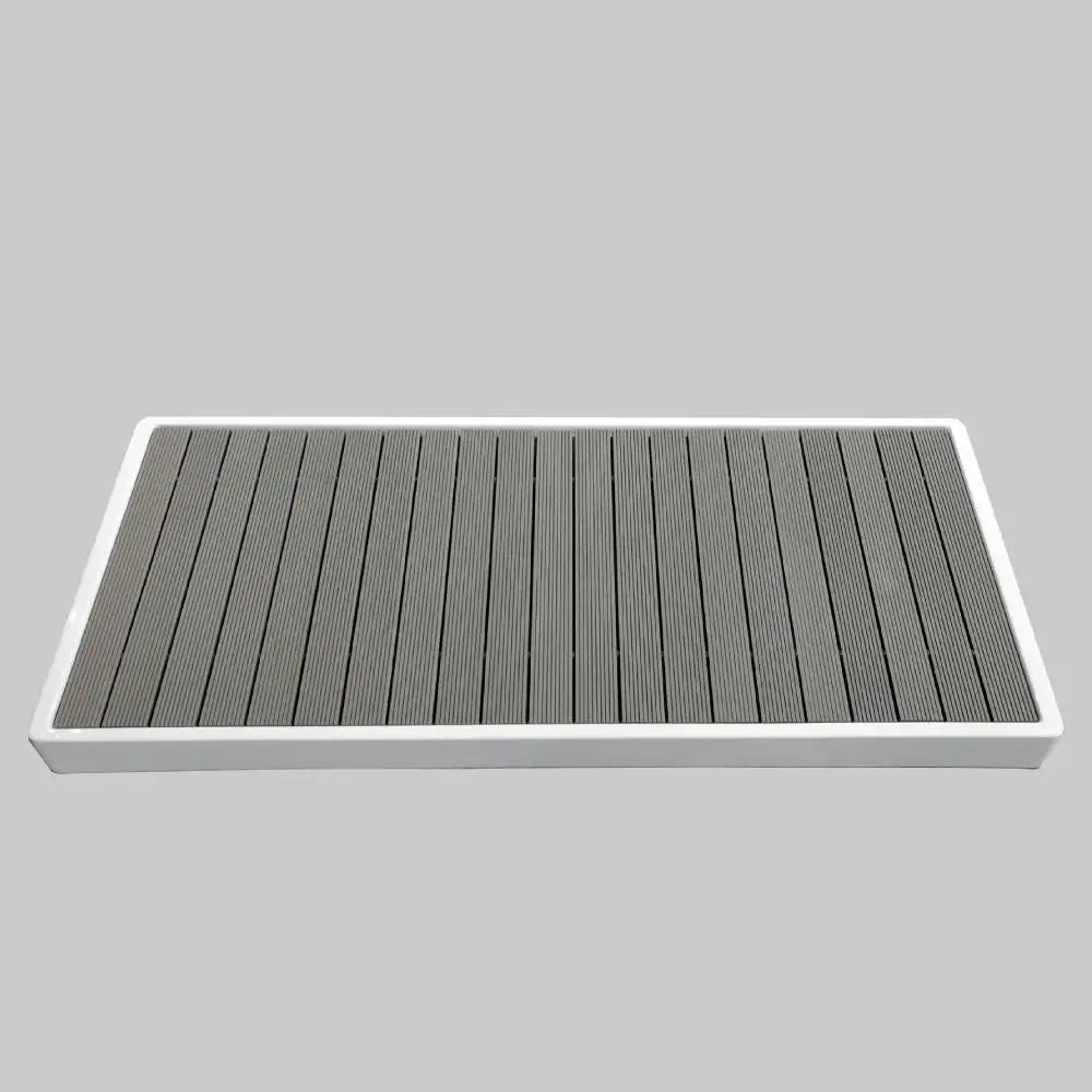 U.S. Local Stock Modern Design Anti-Slip Wooden Bath Shower Pedal Cold Plunge Basin Ice Bath Tub Draining Platform for Spa