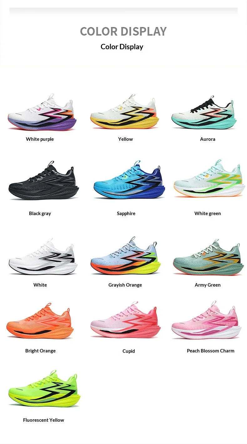New Pointed Running Shoes Marathon Casual Sports Breathable Mesh Lightweight Lace-Up Closure Unisex Summer Cushioning TPR