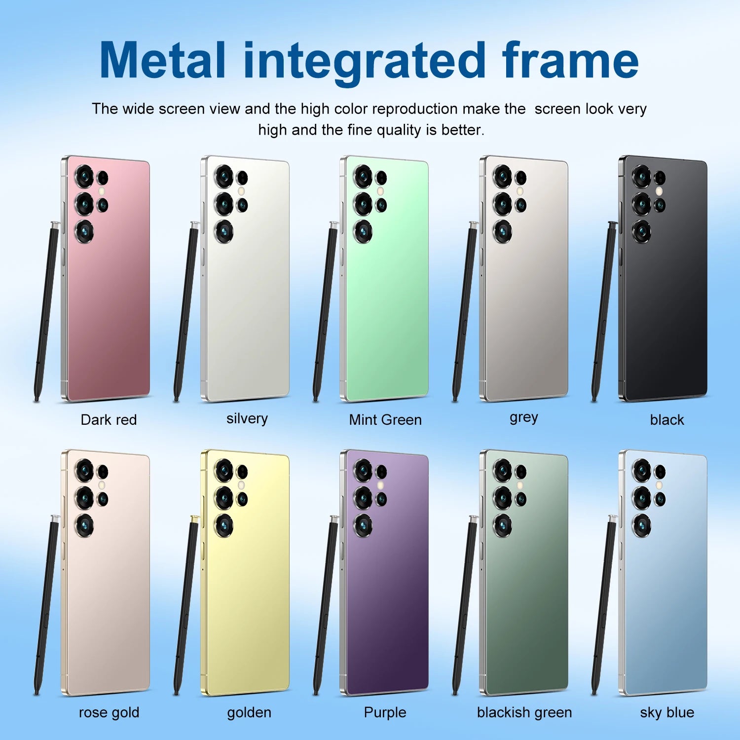 Best Price Galax S25 Ultra Android Smartphone 7.3 Inch HD LED 144Hz Screen 16G+1TB Storage Original Cell Phones Mobile Phones