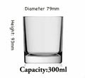 1PCS Non-leaded Crystal Old Fashioned Whiskey Glasses, Excellent For Cocktail Bourbon Rocks Tumbler Glass
