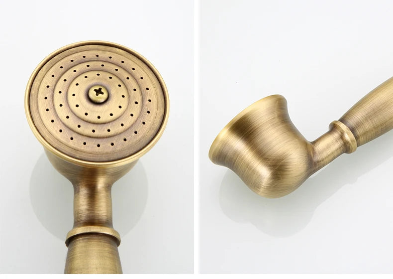 MOLI Wall mounted antique brass bronze brushed bathtub faucet with hand shower bathroom shower faucets torneiras 8306