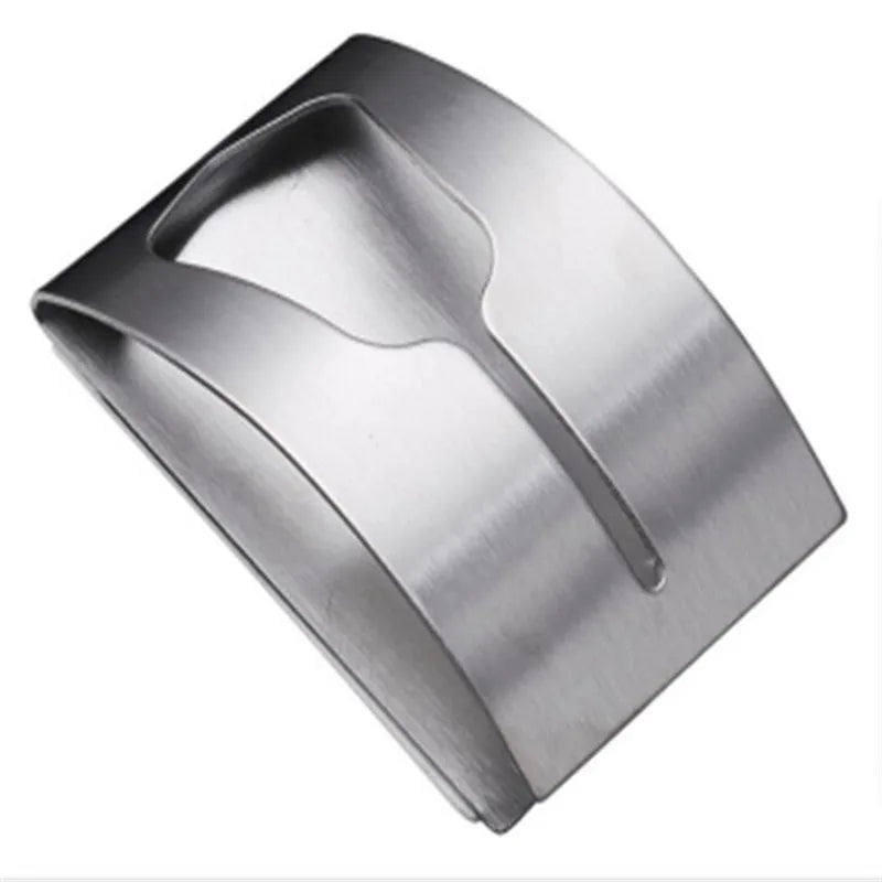 1/2Pcs Stainless Steel Towel Holder Hook Self Adhesive Clip Bathroom Cloth Hanger Household Wall Mounted Towel Rack Storage