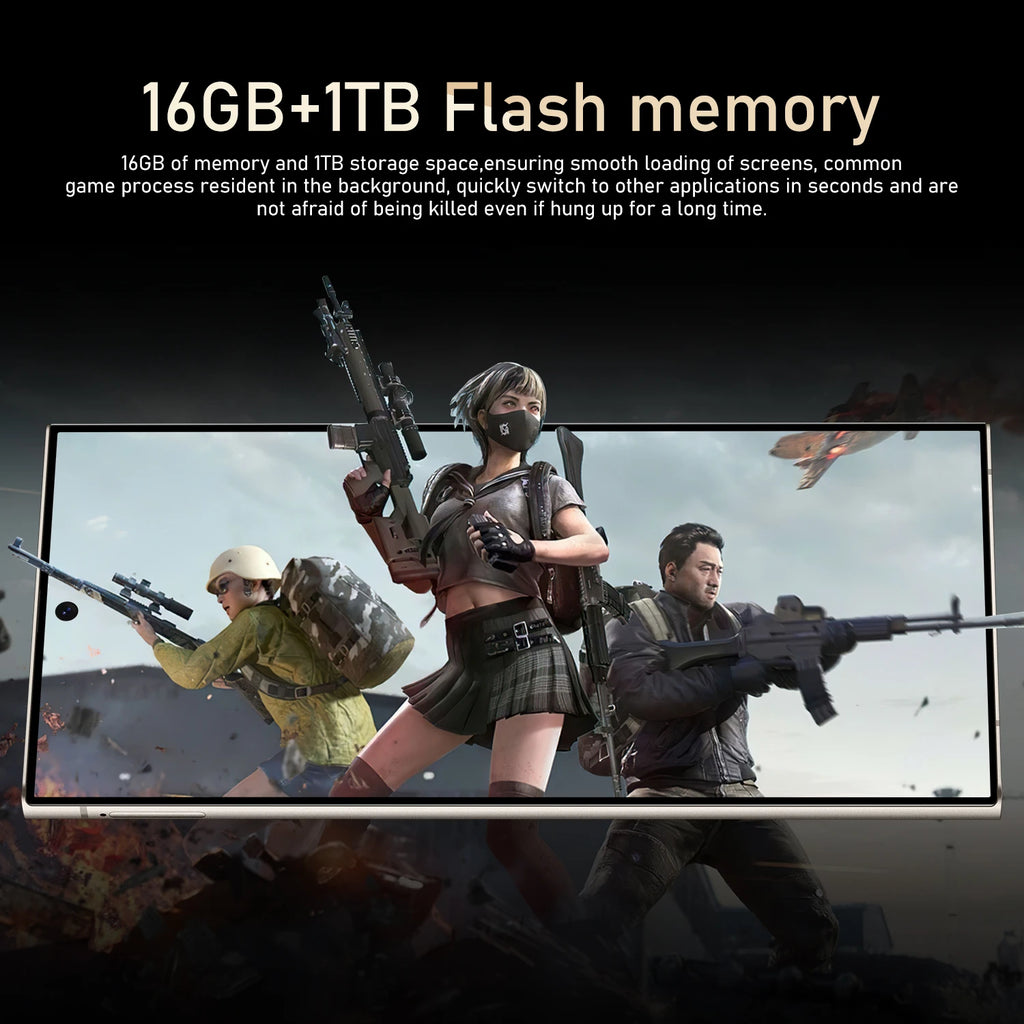 New S24 Ultra Phone Version Smartphone 4GB+128GB Android Cellphones Original Unlocked 5g Gaming Mobile Phones