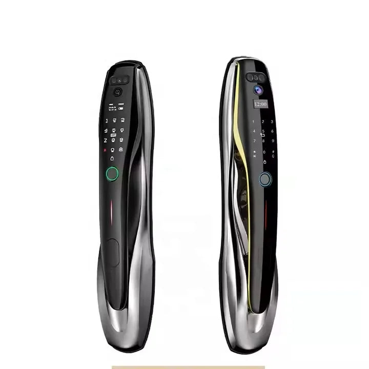 Eseye Tuya Face Recognition Smart Door Lock Digital Fingerprint Lock Automatic Lock Rfid Ic Card Wifi App Home Security DoorLock
