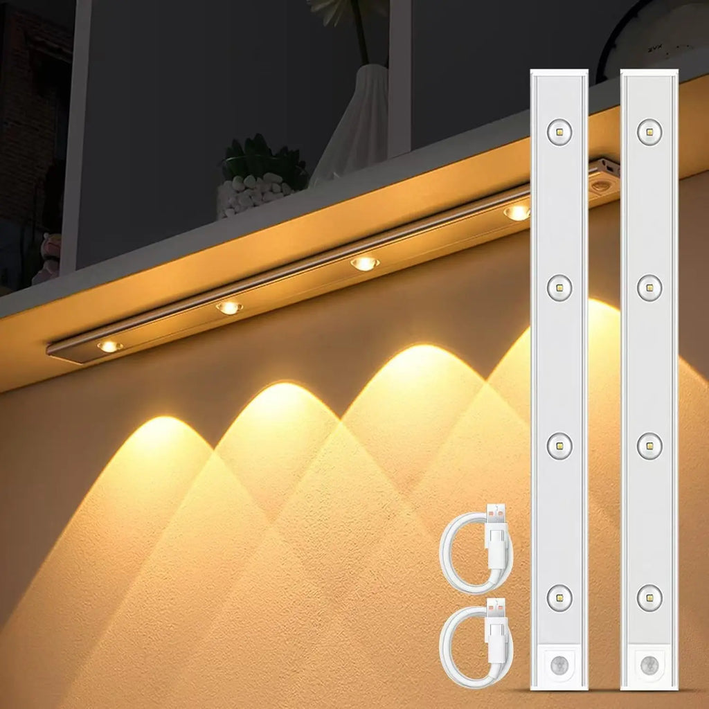 Ultra-thin Cat's Eye Hill Light Bar Human Motion Sensor Light Closet Wine Cooler Cabinet Lights