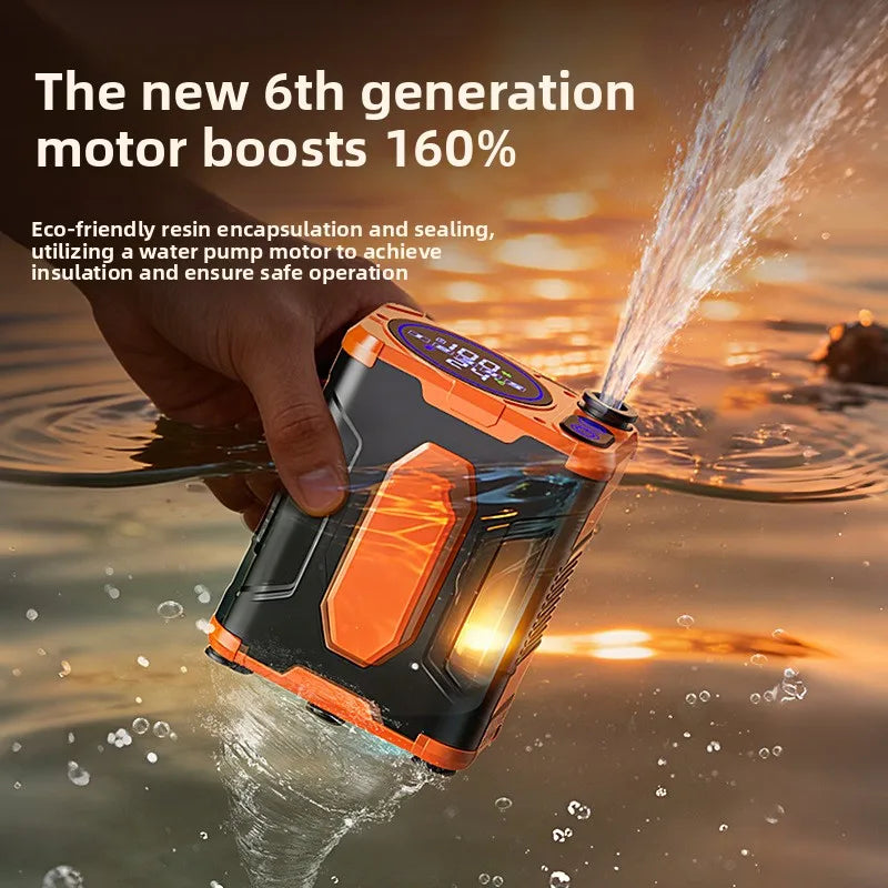 Portable 1000mA 5V Electric Shower for Outdoor Camping Dormitory and Household Use Model 1000