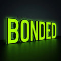 Factory Wholesale Led Lighted Sign Glossy Surface Acrylic Business  Illuminated Letters Outdoor Advertising Business Logo