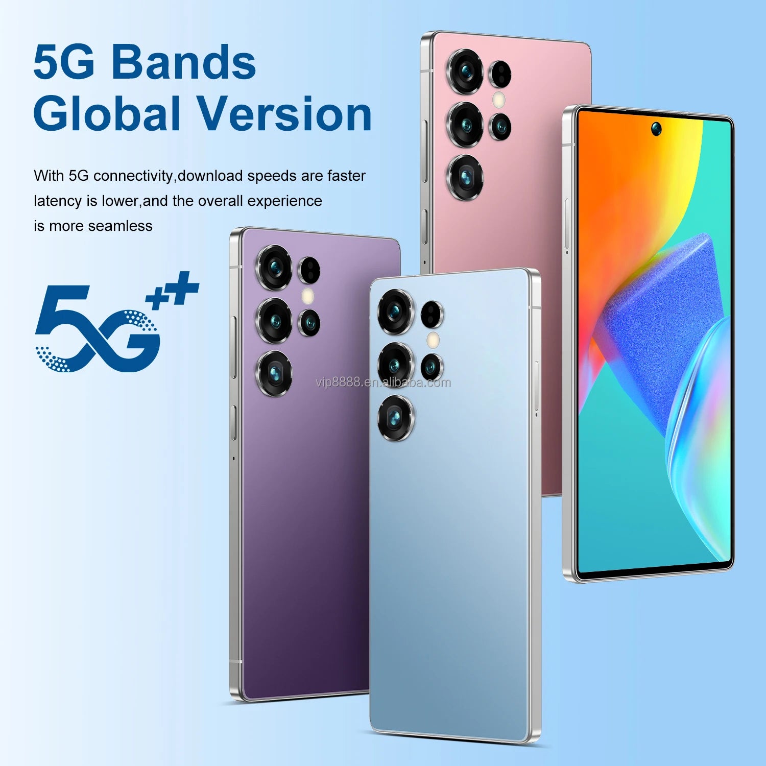 22GB+2TB Large Memory S25 ULTRA Unlocked Android Smartphone Hot Selling 7.3 Inch Dual Sim 5G S25 Ultra Mobile Phones