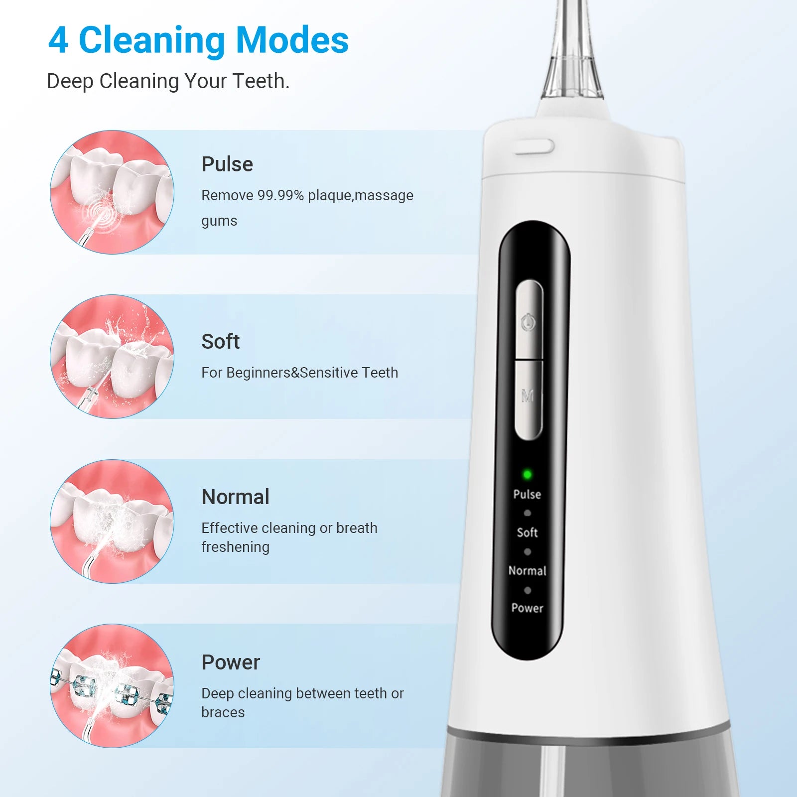 Teeth Oral Irrigator Dental Manufacturer Portable Tooth Cleaner Mouth Shower Wash Machine Usb Rechargeable Water Flosser