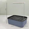 Automatic Bird Bath Fountain with Electric Faucet Parrot Shower Spa for Parakeet Conure Bird Cage Accessories