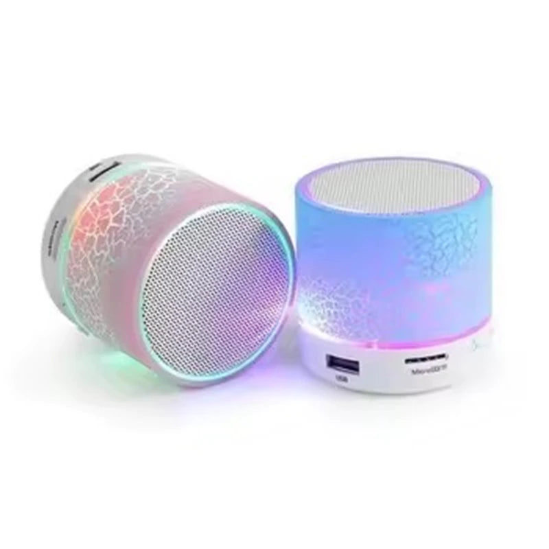 TF Card Slot Wireless Speaker Portable Shower Mini Speaker Small Outdoor Boombox A9 Bt Speakers with Led Light Best Gift for Kid