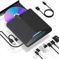New Ultra-Thin USB 3.0 & Type-C External DVD Burner with TPEC Card Reader  Writer External DVD Driver