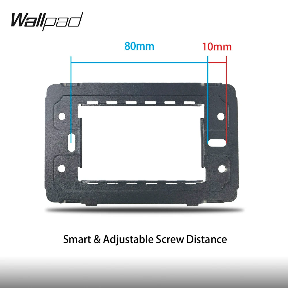1 Gang AU US Toggle On Off On Wall Switch Wallpad L3 White Glass Panel 118*75mm 1 2 Way Smart home Switch Controller 3M