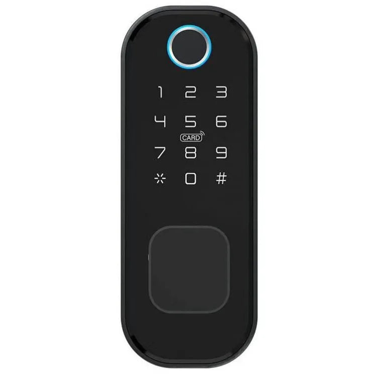 Digital Glass Door Smart Lock Fingerprint Tuya WIFI Remote Hotel Smart Door Lock Digital Smart Lock Front Door Key Ic Card