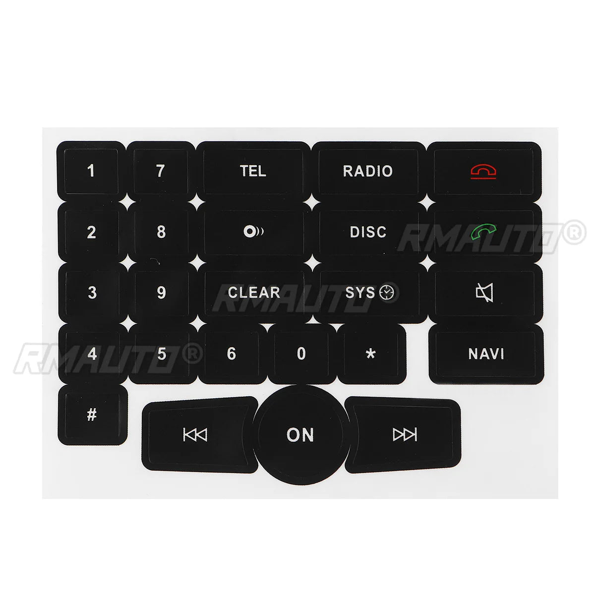 Car Steering Wheel A/C Door Lock Button Repair Sticker Decals Stickers for Benz GLK350 C Class CLS C218 W172 W204 W212 W218 W207