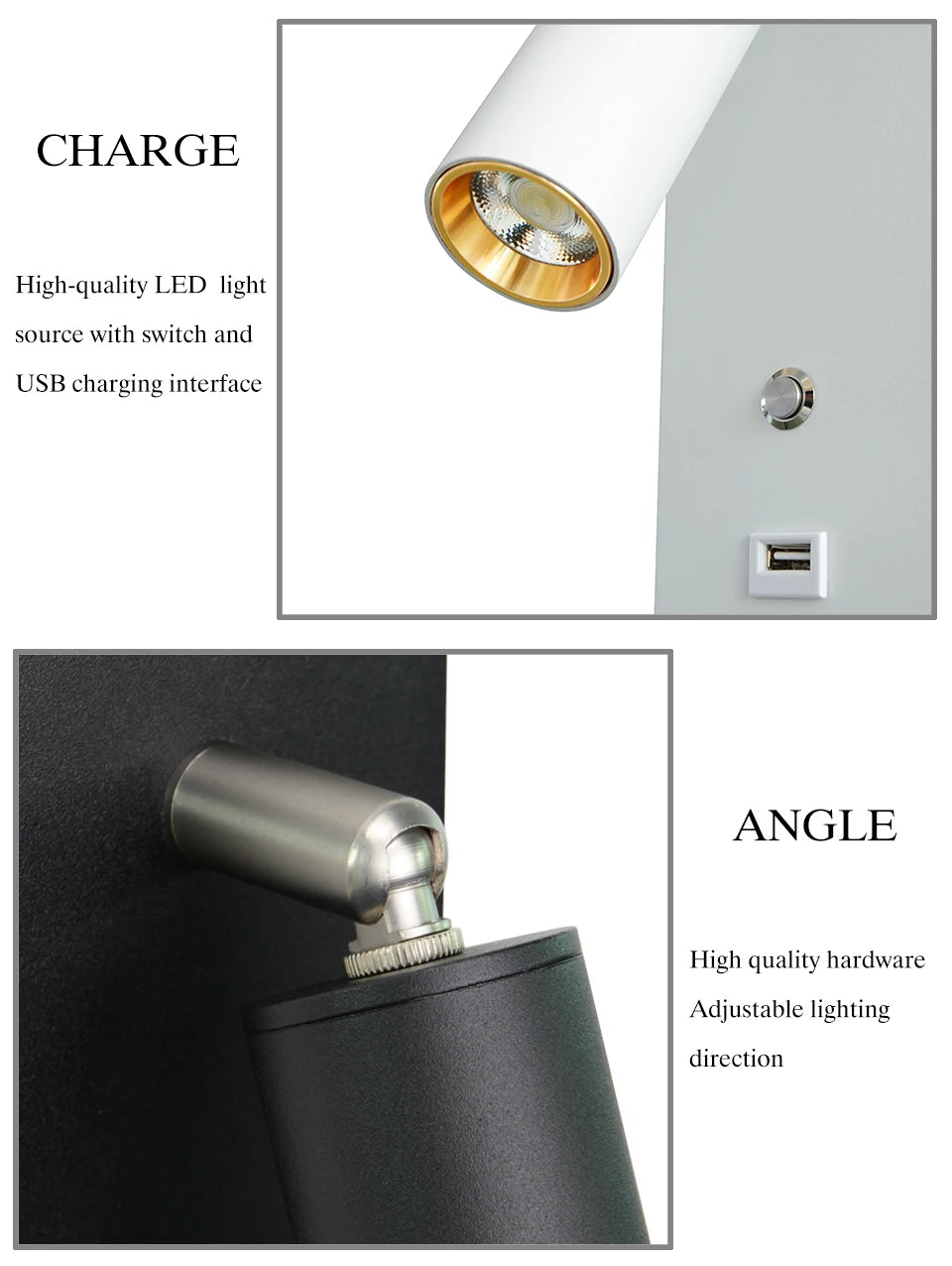 Indoor led wall lamps DC5V USB charge led  wall light bedroom modern wall lamp stair study livingroom sconce