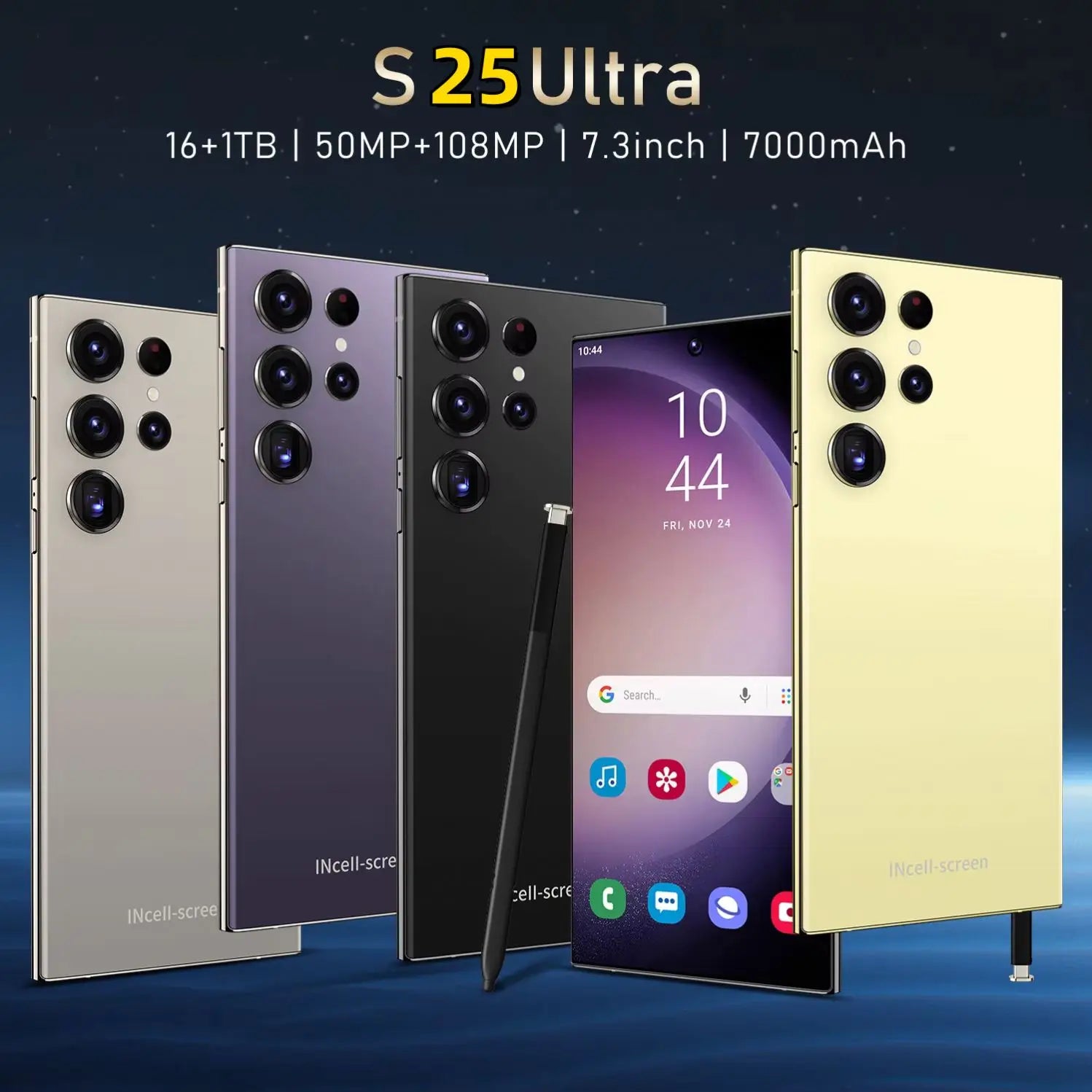 2023 S25 ULTRA 16GB+1TB Smartphone Cheap Online Cell Phones Dropshipping S25 ULTRA Phone Mobile Phones