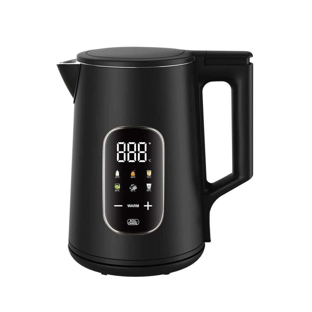 New 1.7L Digital Tea Smart Electric Kettle Keep Warm Temperature Controller LED Display Kettle with WiFi CB CE GS Certification
