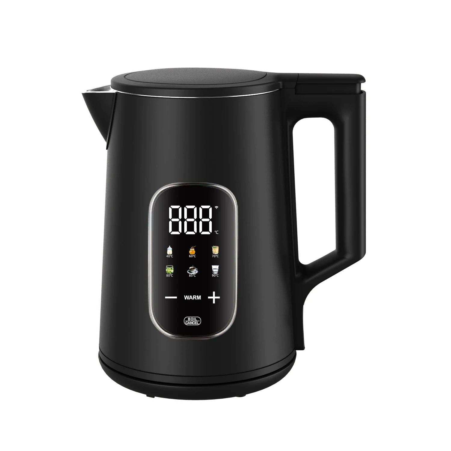 New 1.7L Digital Tea Smart Electric Kettle Keep Warm Temperature Controller LED Display Kettle with WiFi CB CE GS Certification