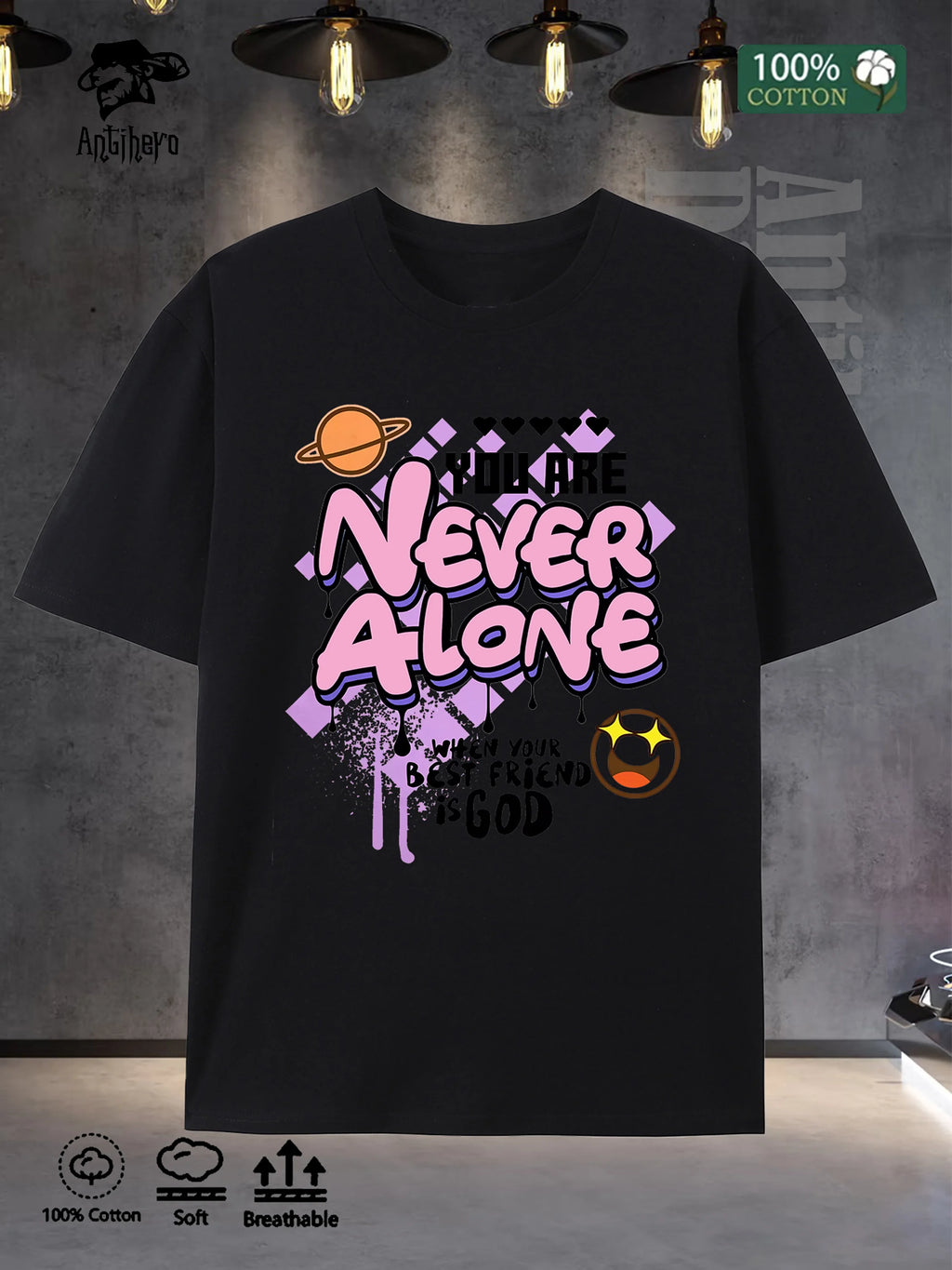 2025 Fashion Mens 100 Cotton Oversize Tee 5 Colors Street Style Comfort USA Warehouse