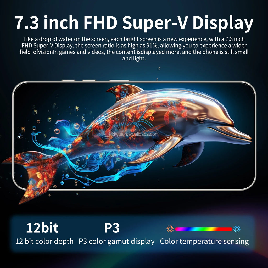 Hot Selling New S26 Ultra Mobile Phones 7.3-inch Android Smartphone Telephone Portable