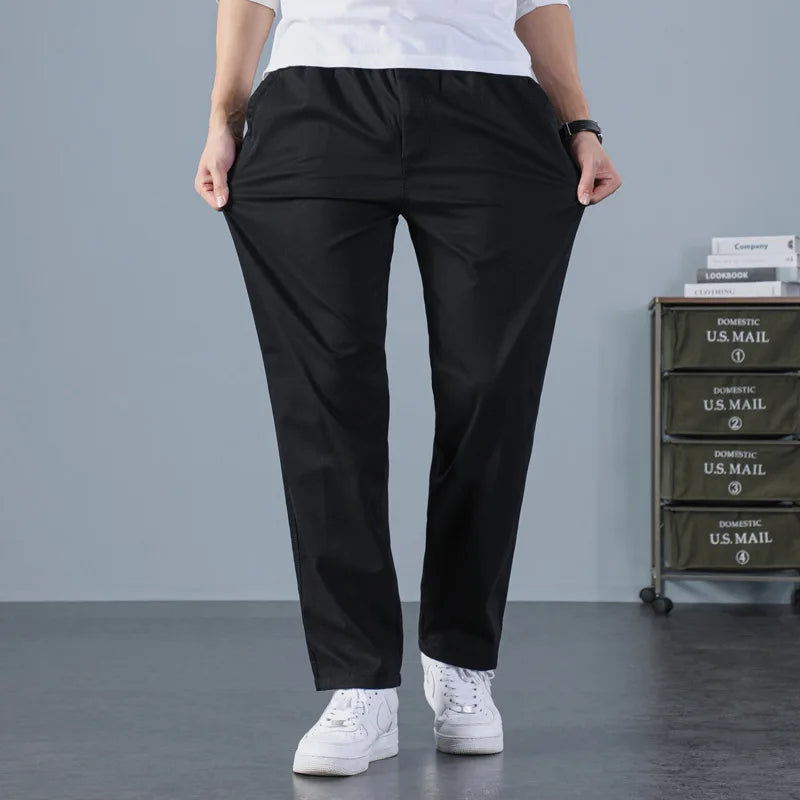 Summer High Quality Casual Thin Slim Chino Pants Mens Wholesale Men Business Trousers