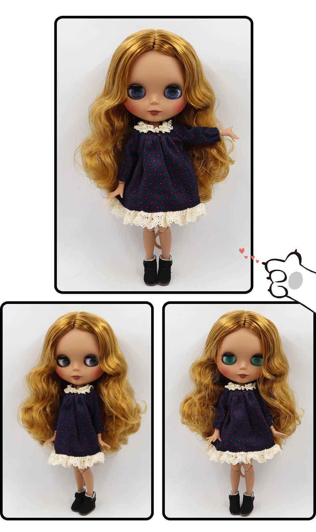 ICY DBS Blyth Doll 1/6 BJD Toy Joint Body Special Offer Lower Price DIY Girls Gift 30cm Anime Doll Random Eyes Colors