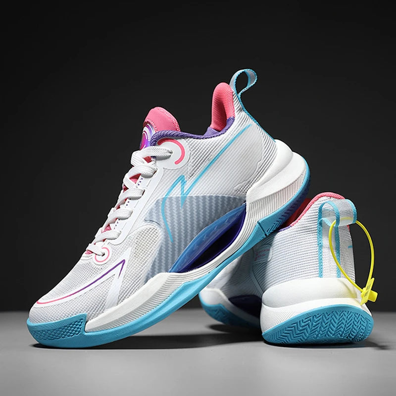 Custom Brand Factory Wholesale OEM Cool Night Glow Breathable Mesh Upper Lightweight Fashion Trend High Top Sneakers Practical