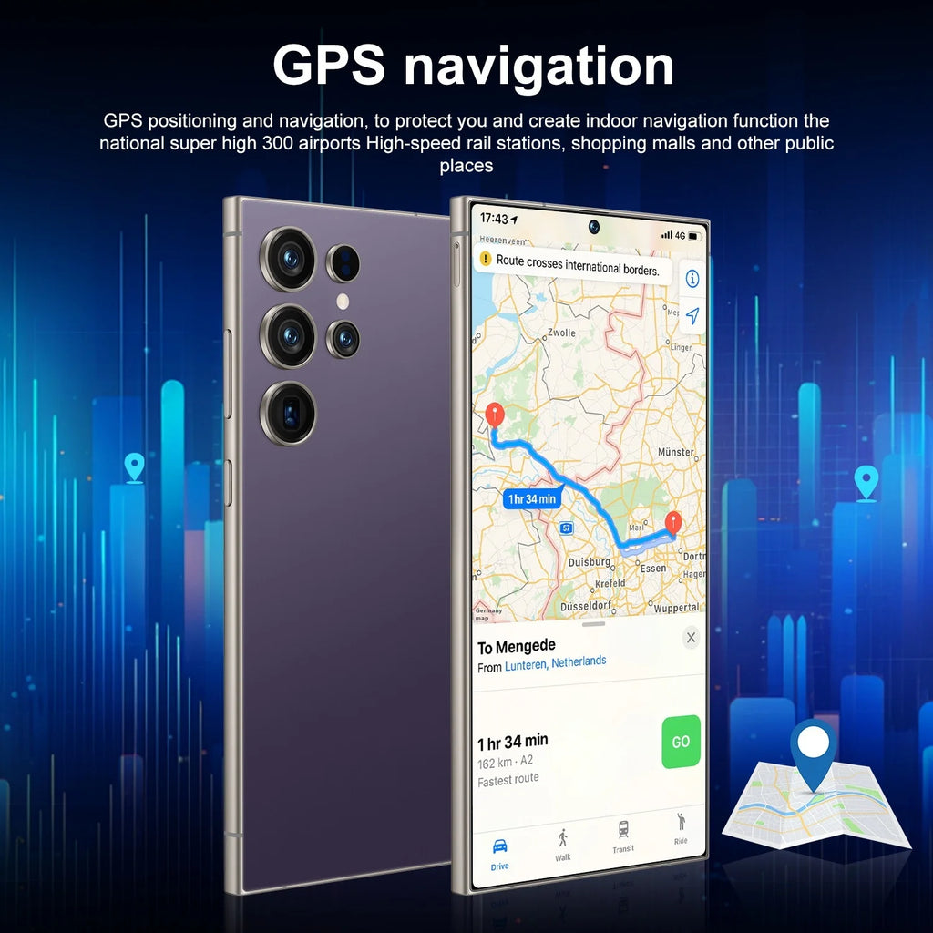 2025 New S25 Ultra 5G Android Smartphone Unlocked with Full HD Screen Dual SIM 16+1TB Storage LTE Cellular Low Price Cell Phones