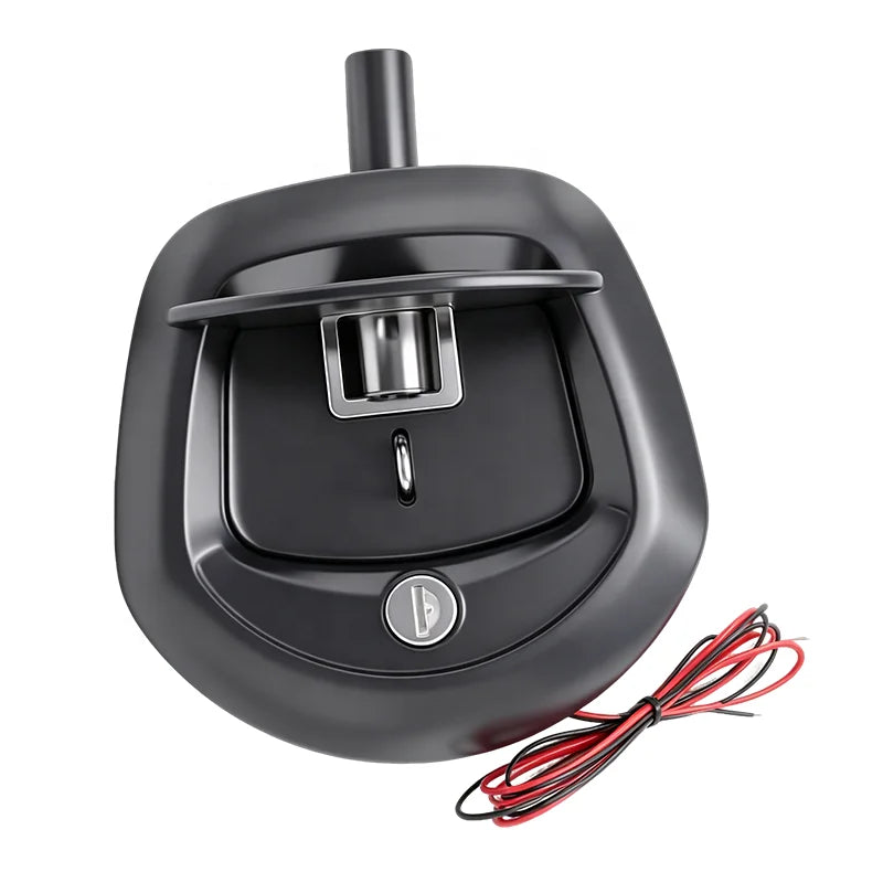 12V Toolbox Electricic T Handle Key Truck Canopy Locks Compression Latch Whale Tail Lock RV Camper Compartment Door Lock