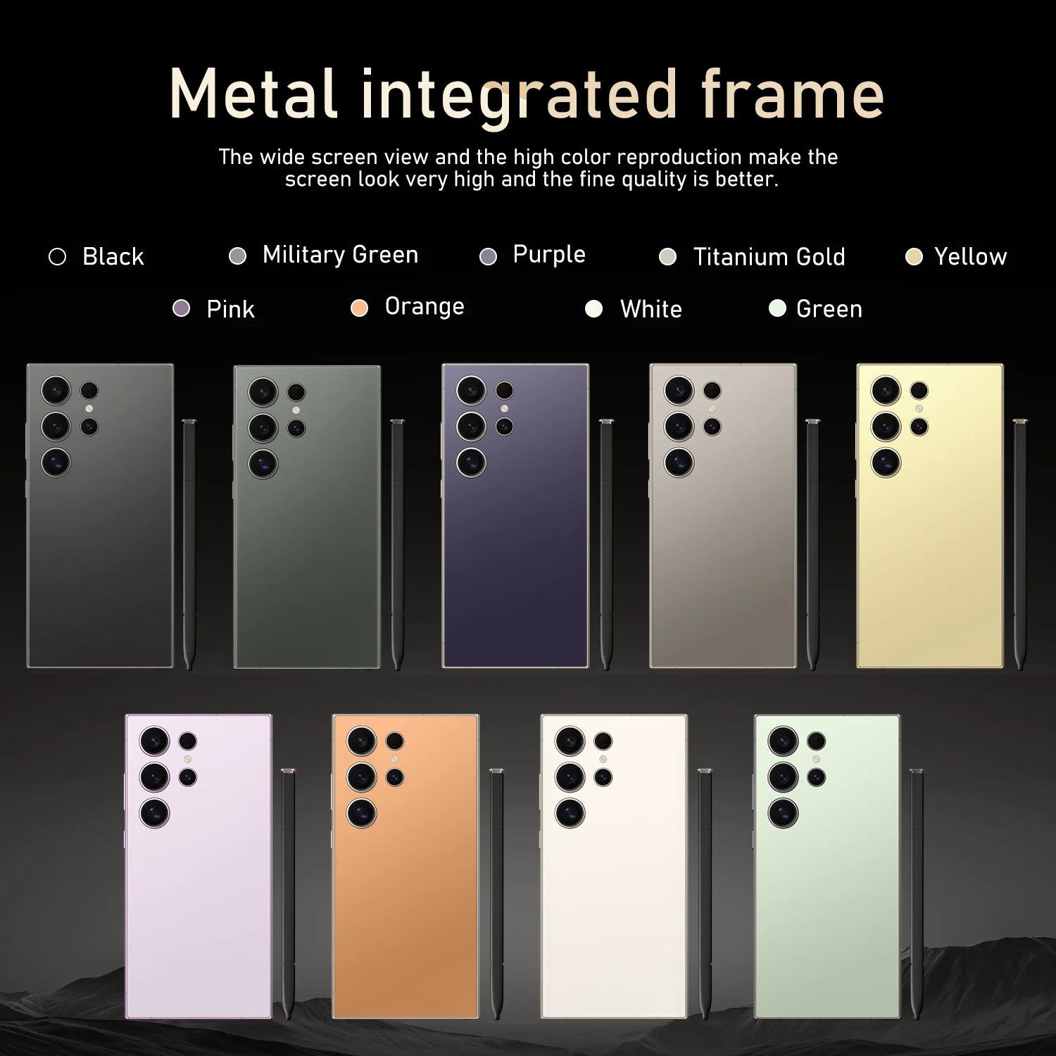 New S24 Ultra Phone Version Smartphone 4GB+128GB Android Cellphones Original Unlocked 5g Gaming Mobile Phones