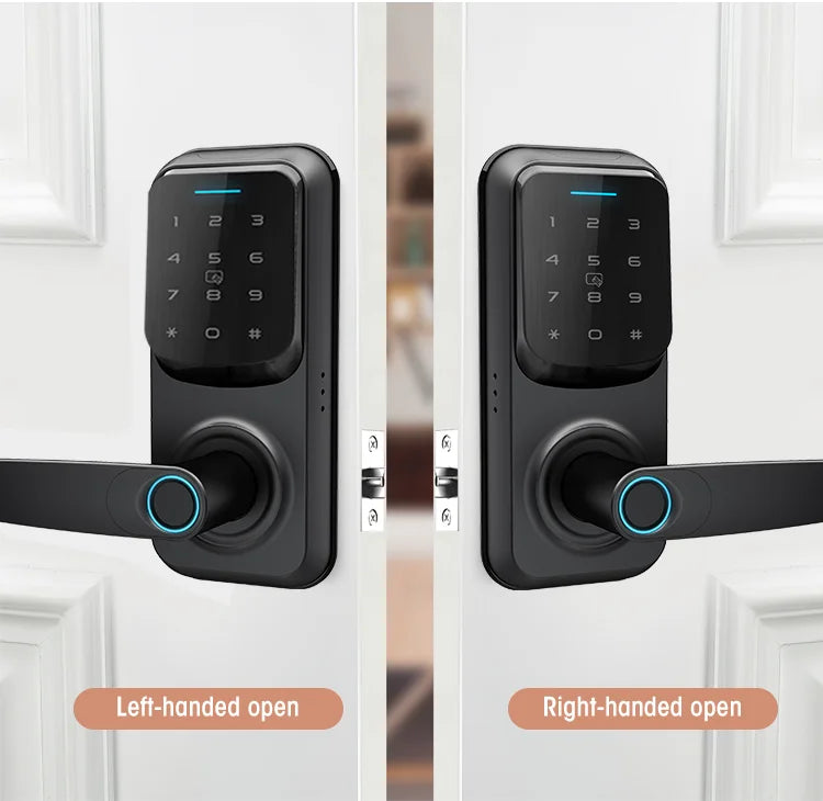 2026 Security Biometric Touch Id Bathroom Smart Digital Door Lock Serrure De Porte Intelligente Fechadura Electronica