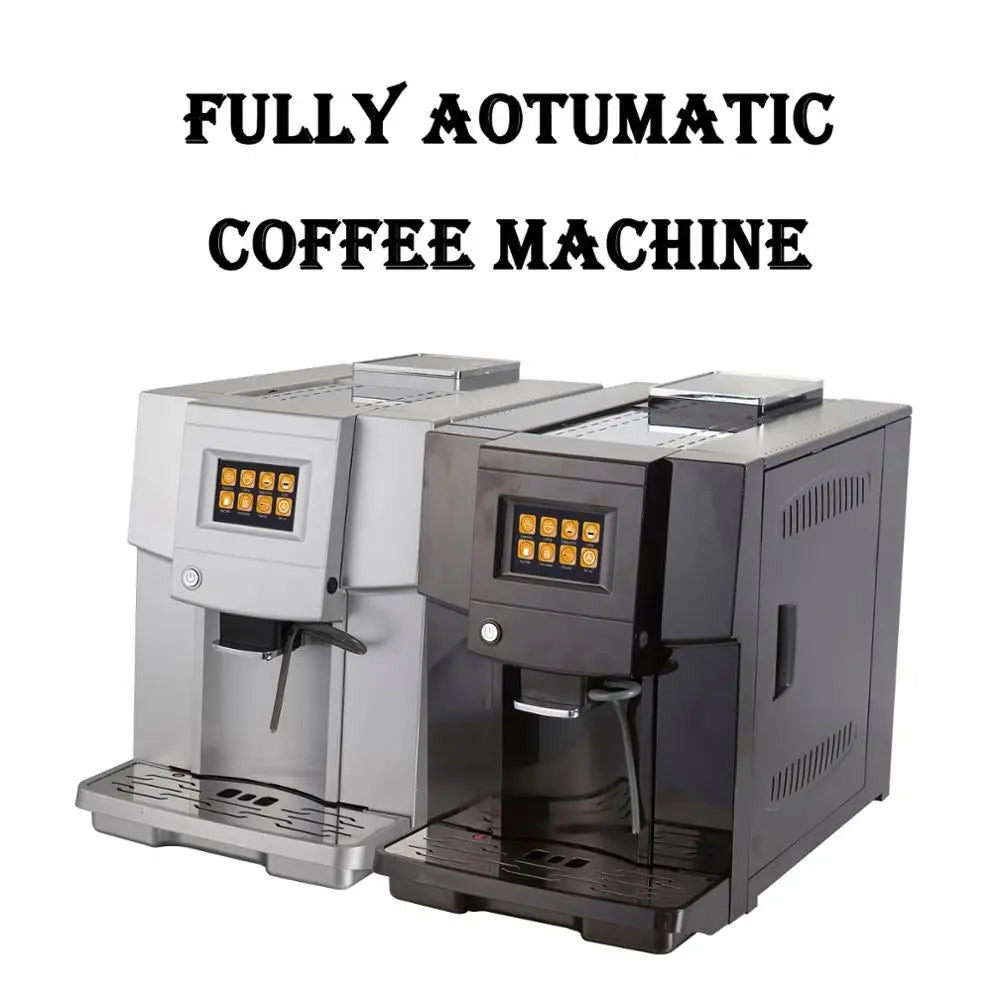 New Model 4 Languages Fully Automatic Cappuccino Coffee Machine