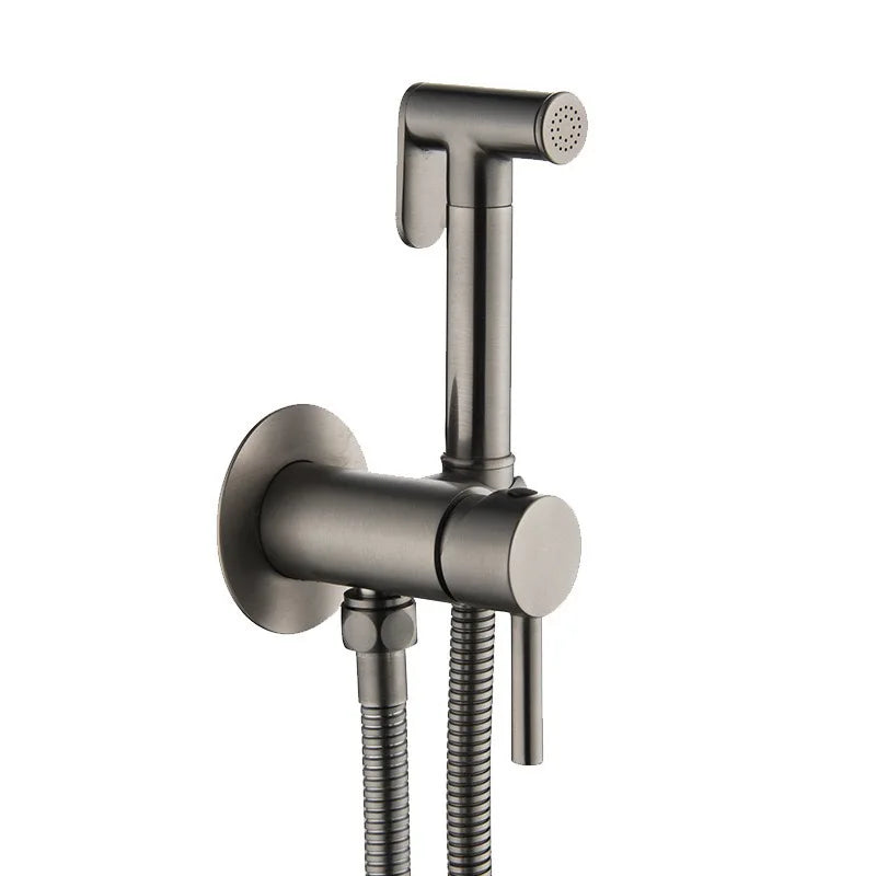 WEIHAO Wholesale Wall-mounted Brass Shattaf Toilet Handheld Bidet Adjustable for Hot and Cold Water for Cleaning Body