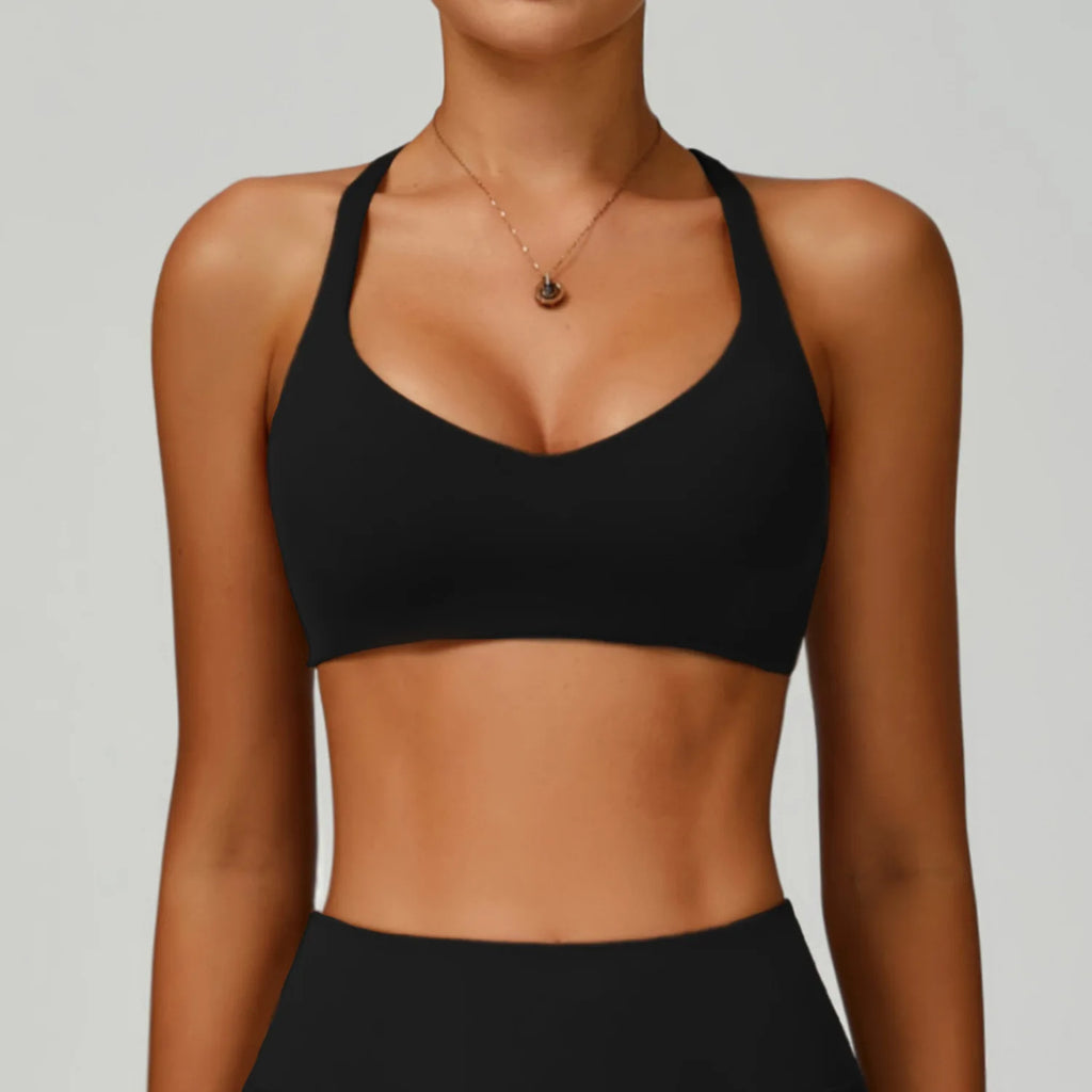 Women's Sustainable Reversible Open-Back Running Outfit XL Sports Wear Recycled Fabric Yoga Set 3-Piece MOQ for Exercise
