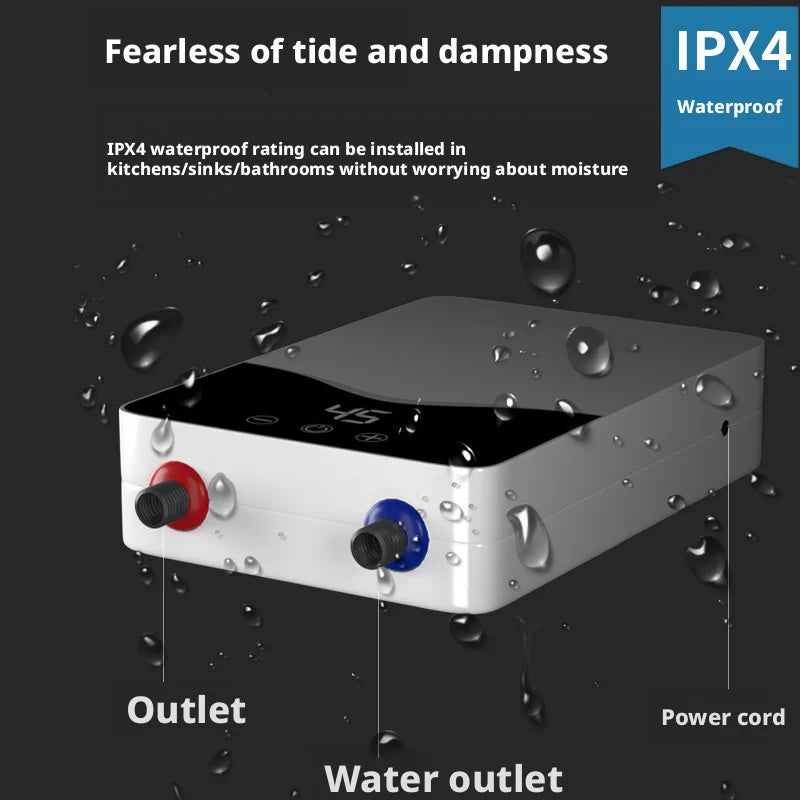 Household Small Shower Quick Heating Instant Water Heater, Constant Temperature Shower, Wall Mounted Water Heater