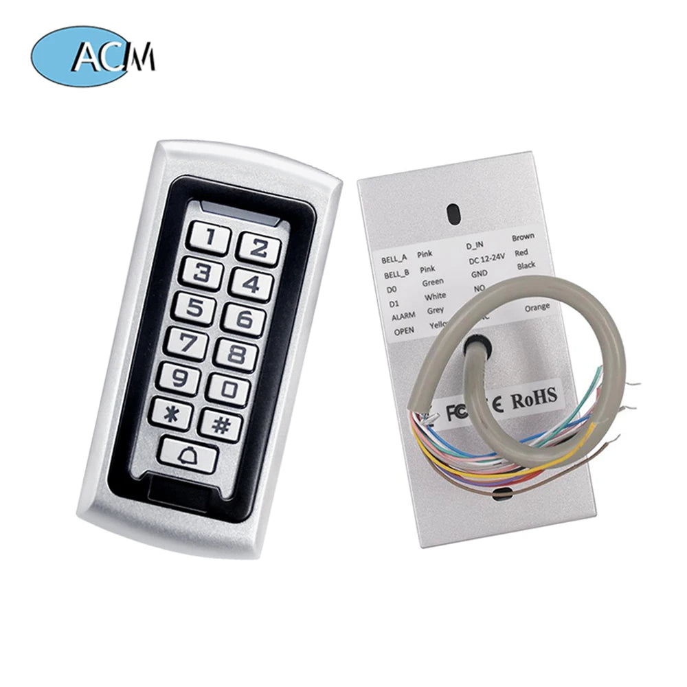 Metal Access Control System Keypad Proximity Entry Door Lock Entry System for Home Office