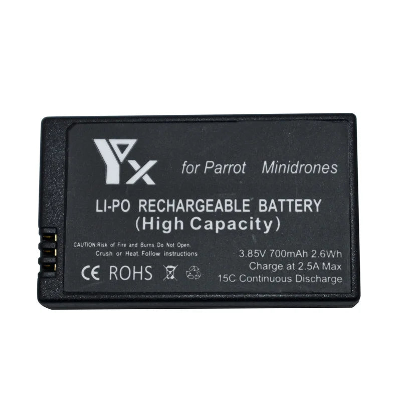 3.85V 700mAh Replacement Lipo Battery +charger For Parrot Mini Drones Mambo Jumping Sumo and Rolling Spider Drones Battery
