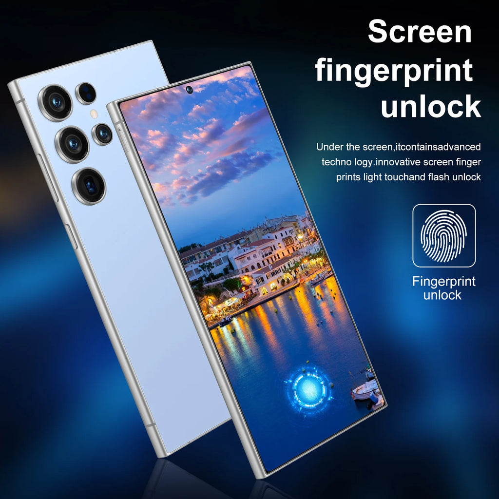 2025 New S25 Ultra 5G Android Smartphone Unlocked with Full HD Screen Dual SIM 16+1TB Storage LTE Cellular Low Price Cell Phones