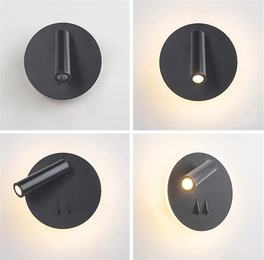 Turnable Wall Lamp With Switch Reading Lamp Bedroom Living Room Wall Lamp Desk Lamp Lighting Fixture