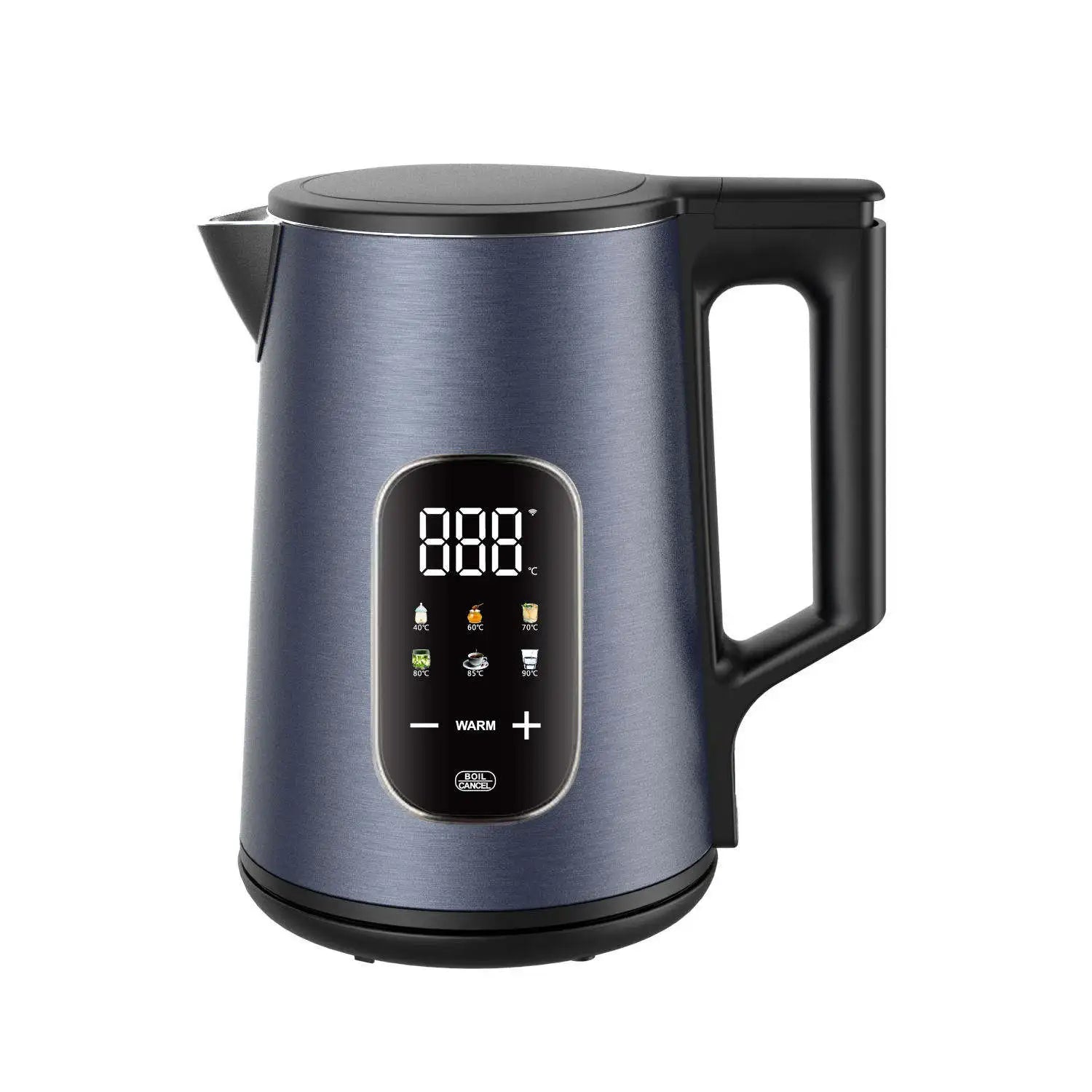 Multi-Function Digital 1.8L WIFI Electric Kettles TUYA Stainless Steel 304 Tea Smart Double Wall Electric Kettles for Tea Coffee