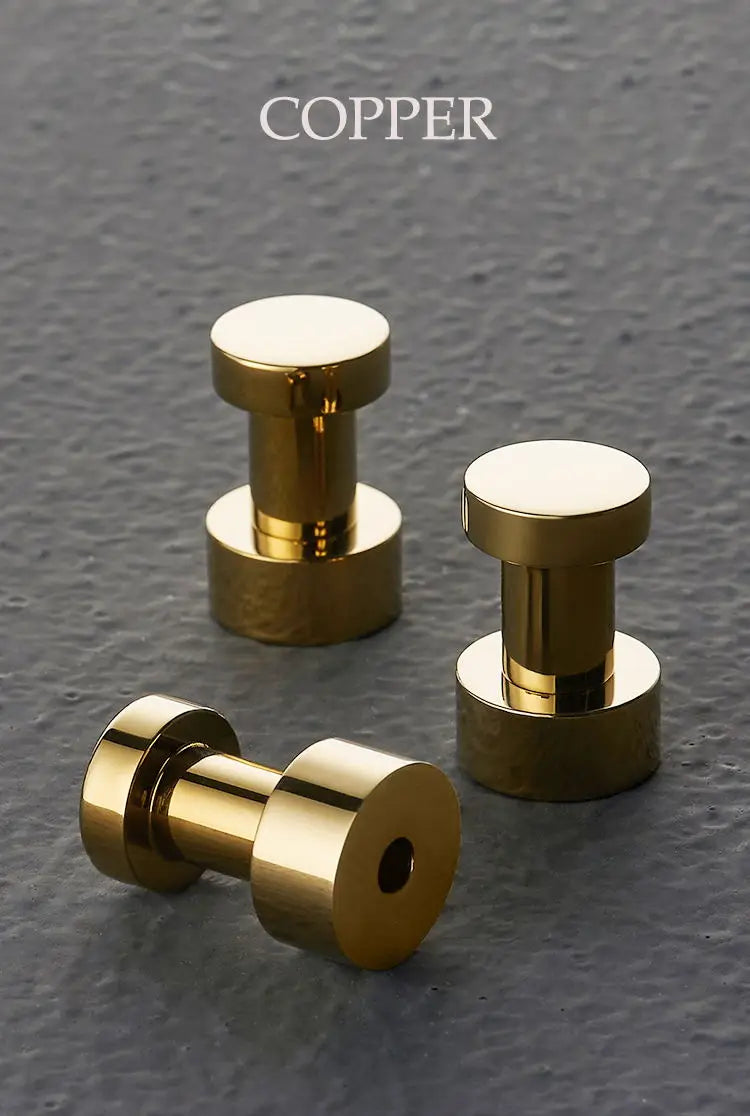 Brass Robe Hooks Clothes Hanger Household Small Decoration Rustproof Towel Hook Coat Hanger Key Rack Bathroom Accessories WB8123