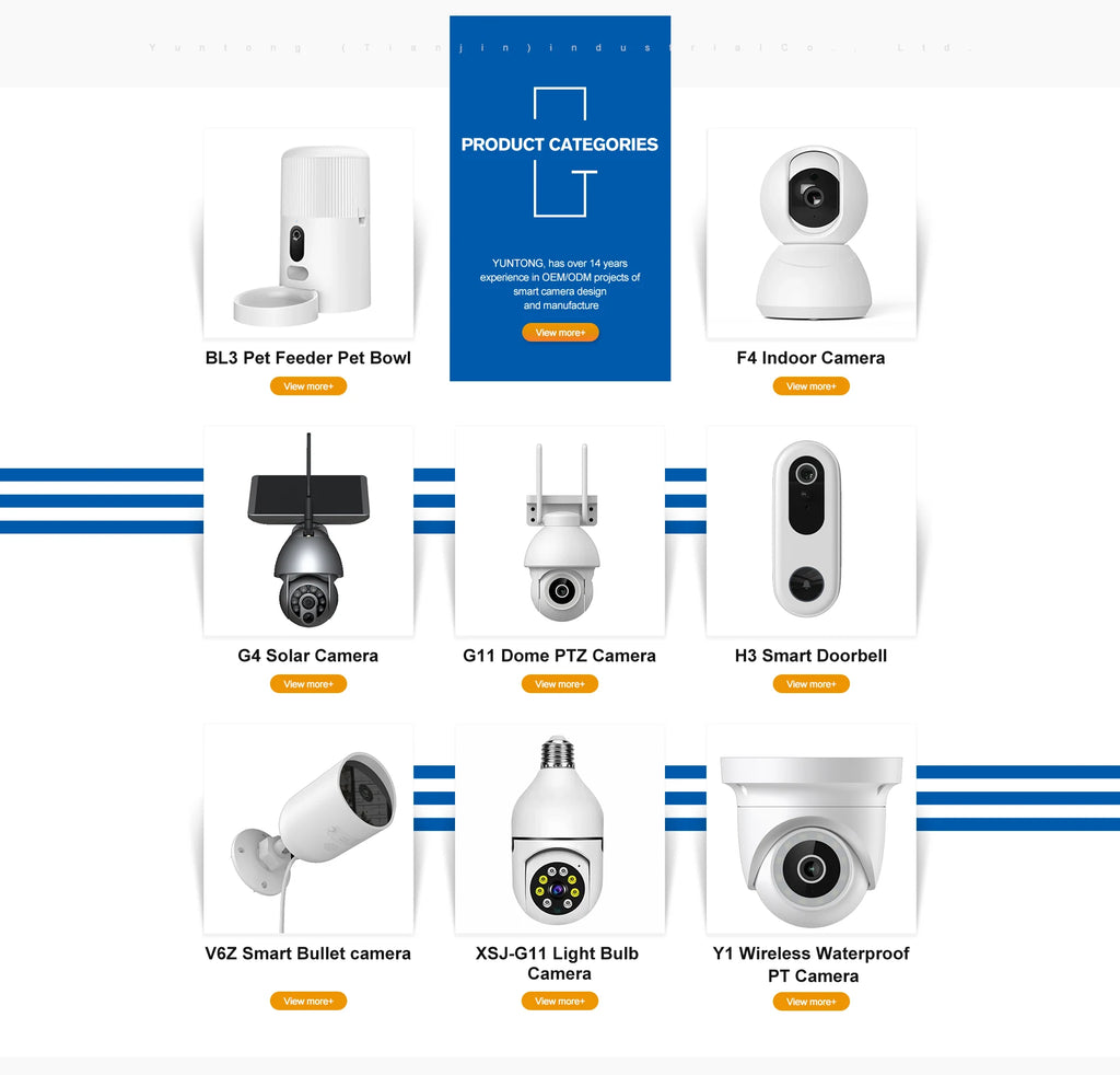 3MP Smart System CMOS Sensor Night Vision IP 1-Year Reduced False Alarms Human Body Detection NVR Cloud  Indoor Security Camera
