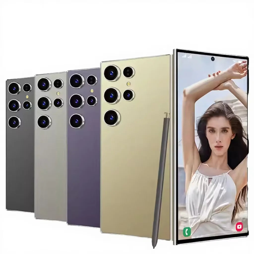 Best Price Galax S25 Ultra Android Smartphone 7.3 Inch HD LED 144Hz Screen 16G+1TB Storage Original Cell Phones Mobile Phones