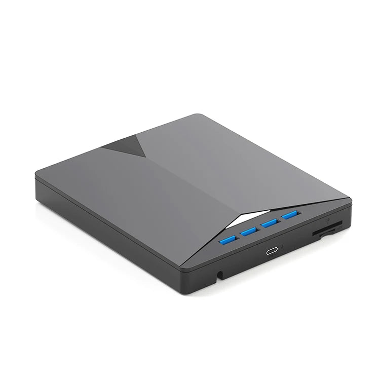 Multifunctional External Optical Drive DVD Burner 7-in-1 USB30 Type-C for Laptop with DVD 8X/CD 24X Speed
