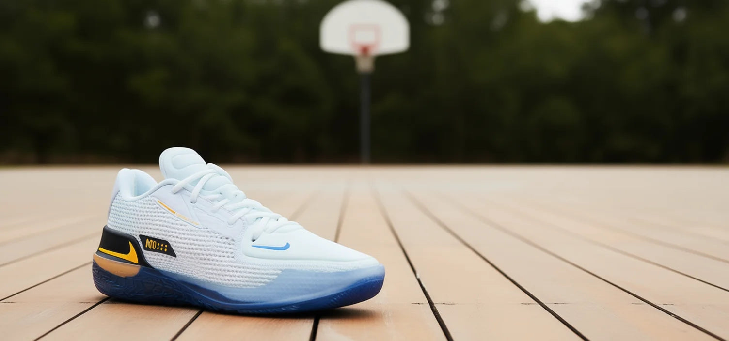 For Air Zoom GT Cut Photo Blue Mesh Basketball Shoes EVA Midsole Rubber Outsole Unisex Summer Sportwear