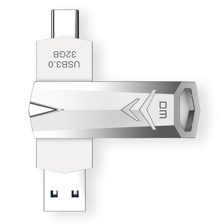 3.0 Type C 2-in-1 OTG USB Disk New Stock Metal Swivel Jump Flash Drive Memory Stick for PC
