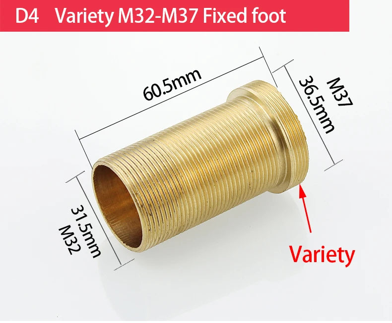 Copper kitchen sink hot and cold faucet accessories base fixed foot screw nut 30 plus filament