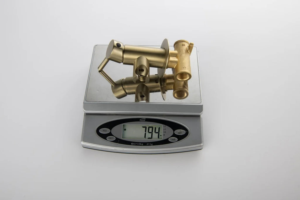 Toilet Flushing Partner Wall Mounted Brass Hot and Cold Bidet Spray Gun Pressurized Gold Body Cleansing Flushing Ass SF1357